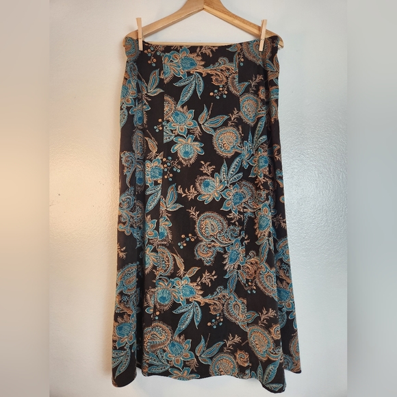 Notations Dresses & Skirts - Brown Skirt Ankle Length